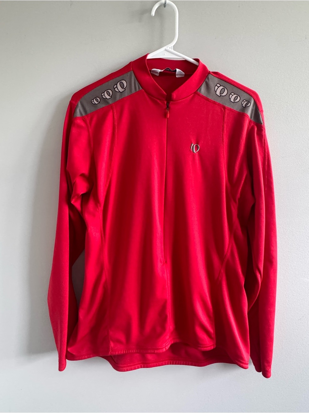 Pearl Izumi Red Cycling Jersey Full Zip Long Sleeve Women’s Large